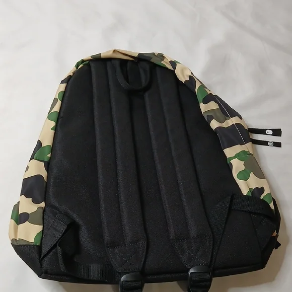Bape Camo Shark Backpack - Green/Beige/Black - Picture 2 of 4